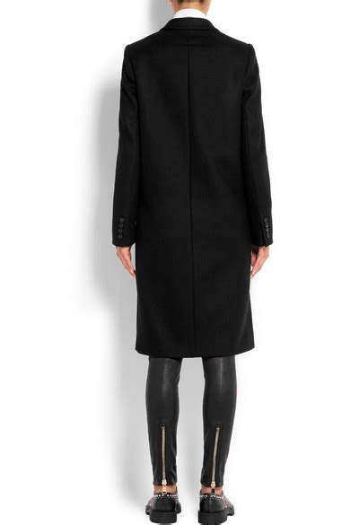 givenchy black wool coat|net a porter givenchy jacket.